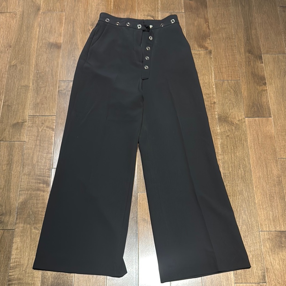Marciano black pants with belt sz M